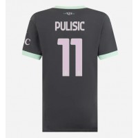 Dres AC Milan Christian Pulisic #11 Tretina pre Ženy 2024-25 Krátky Rukáv